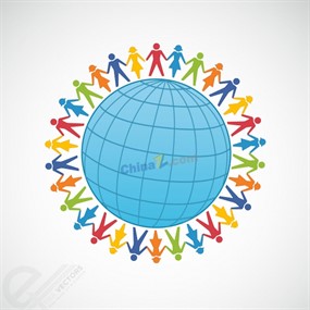 国际友谊日矢量素材